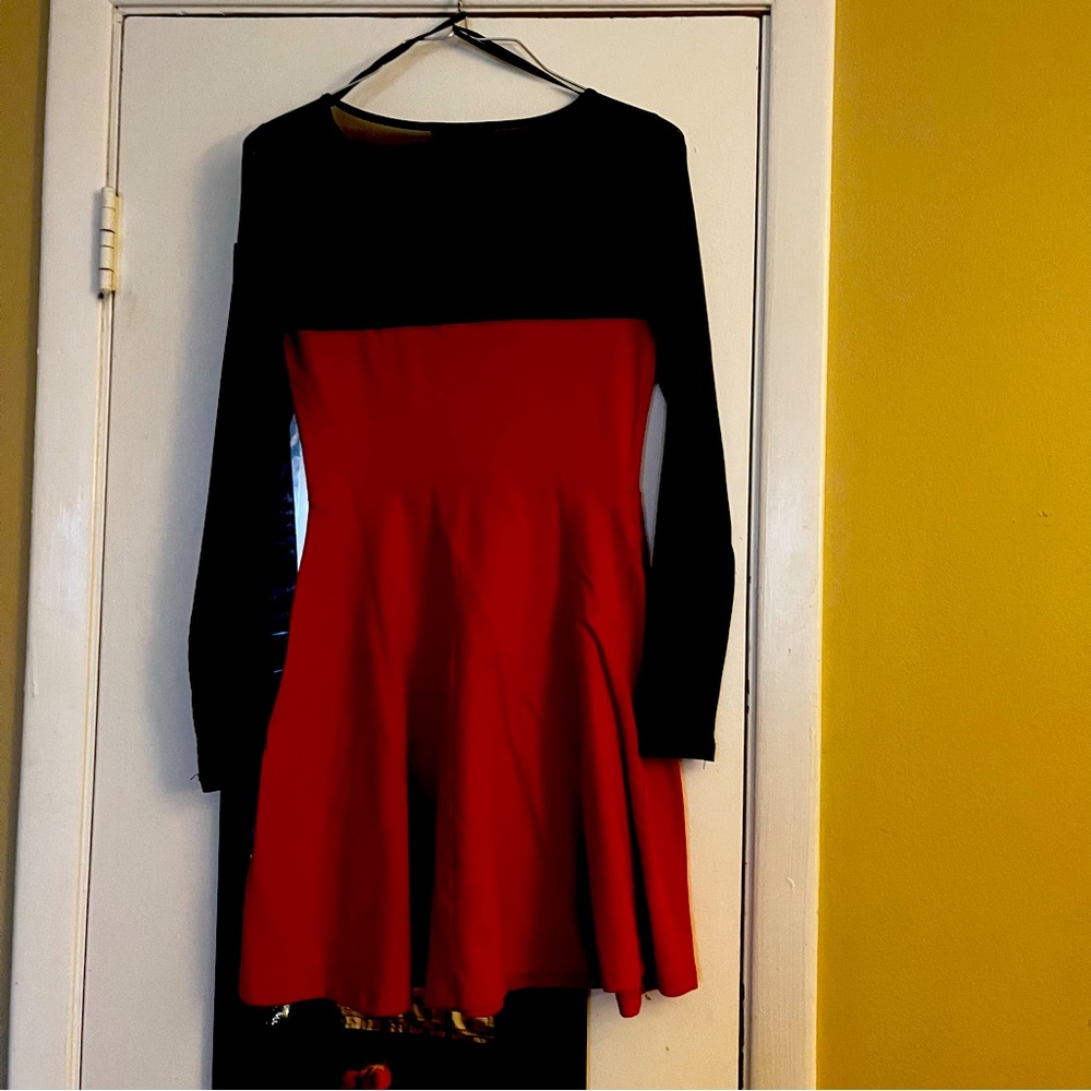 This a red and black dress from forever 21 size small